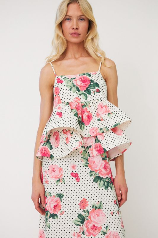 Josellecras Top Polka Rose Cras