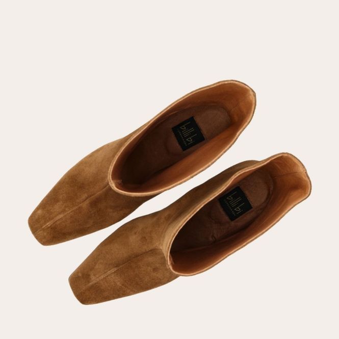 Hovedbilde B1320 Tabac Babysilk Suede Booties Billi Bi