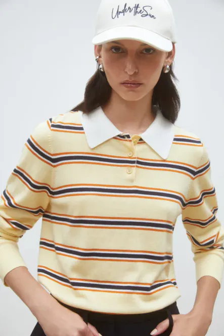 Hovedbilde Pull Prego Jaune Yellow Suncoo Paris