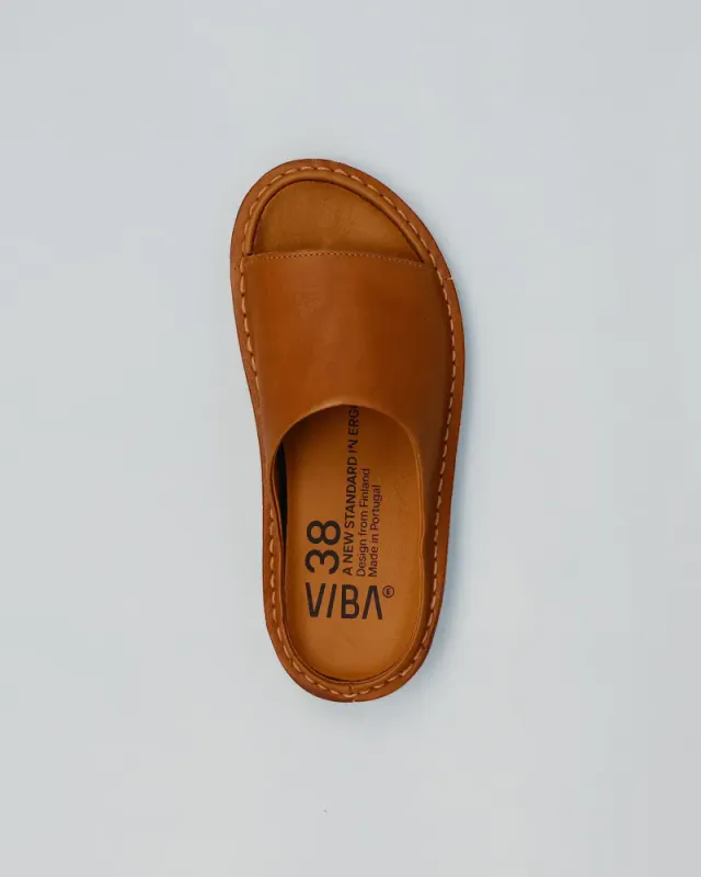 SAINT TROPEZ Cognac Brown Sandal Viba