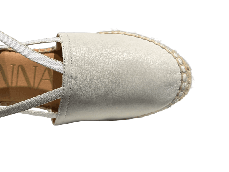 Ania Creta Hielo Hvit Espadrillo Kanna
