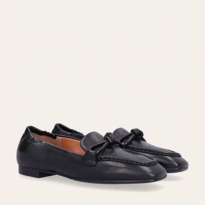 Hovedbilde A9419 Black Nappa Loafers Billi BI