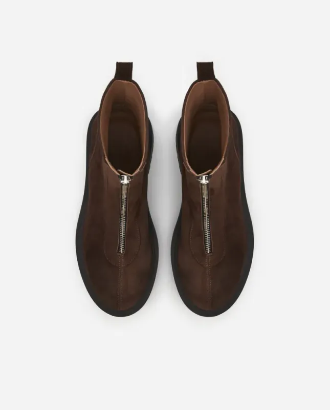 Alma Suede Brown Boots Flattered 