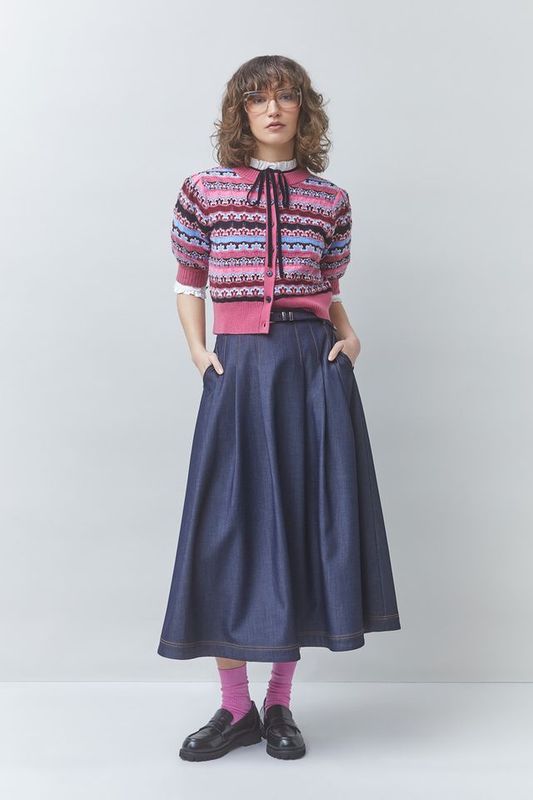 Gilet Gemoni Cardigan Rose Suncoo Paris