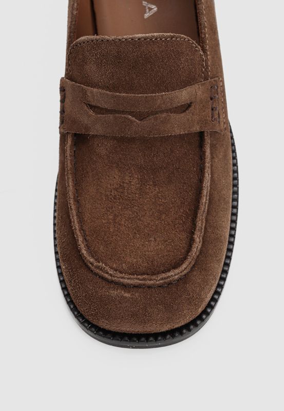 York Loafer Taupe Suede Bukela