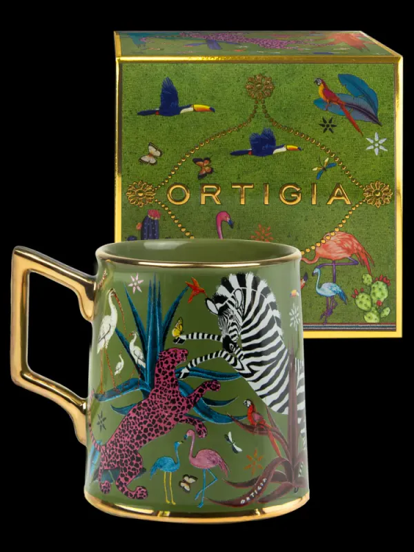 Tazza Ceramic Kopp Green Ortigia