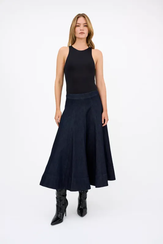 TRW-Ana Skirt Denim Blue Tomorrow