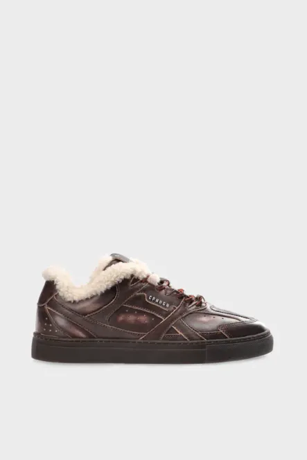 Hovedbilde CPH64 Vintage Leather Teddy Wood Brown Sneaker 