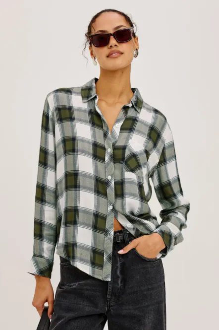 Hovedbilde Hunter Shirt Olive Ivory Rails