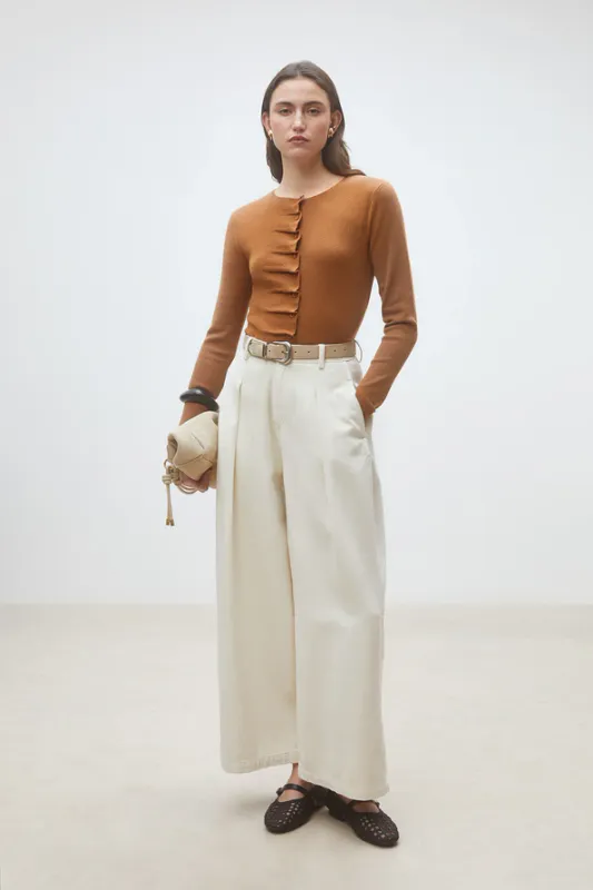 Gilet Gamira Camel Suncoo Paris