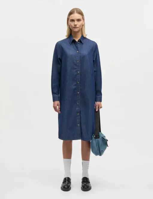 Hovedbilde Air Denim Crissy Dress Mid Blue Denim Mads ...