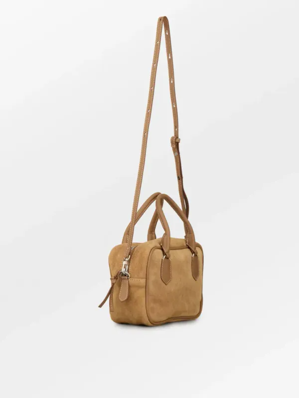 Suede Bree Bag Almond Brown Beck Söndergaard