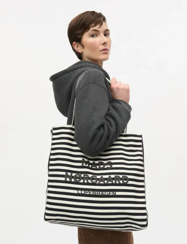 Boutiqno Athene AOP Bag Black/White Mads Nørgaard