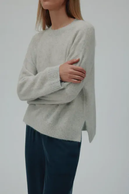 Hovedbilde Lola Knit Sweater Grey Melange Six Ámes