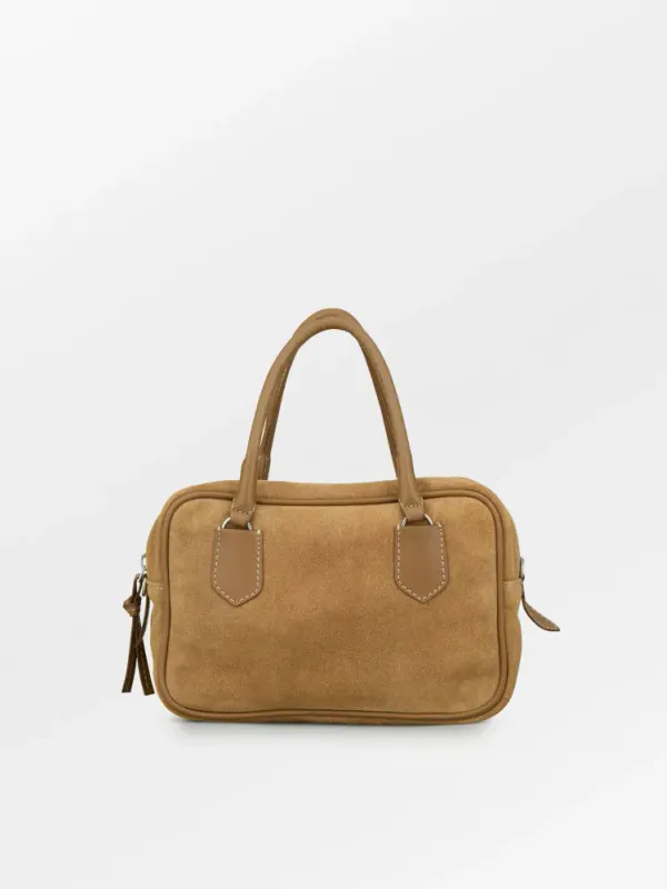 Suede Bree Bag Almond Brown Beck Söndergaard