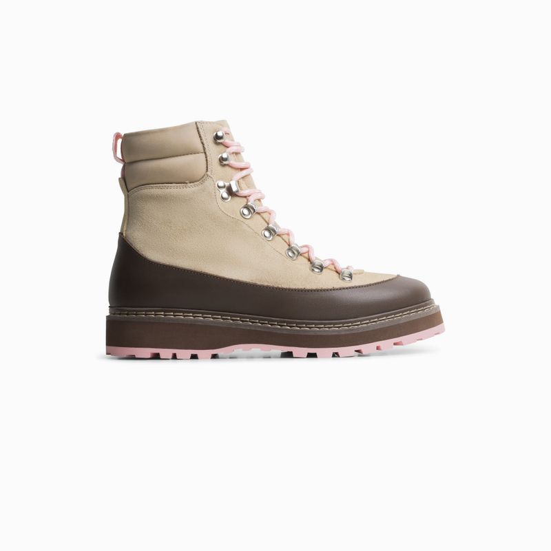 Hiking Cap Sand Brown Pink Vintersko Mono