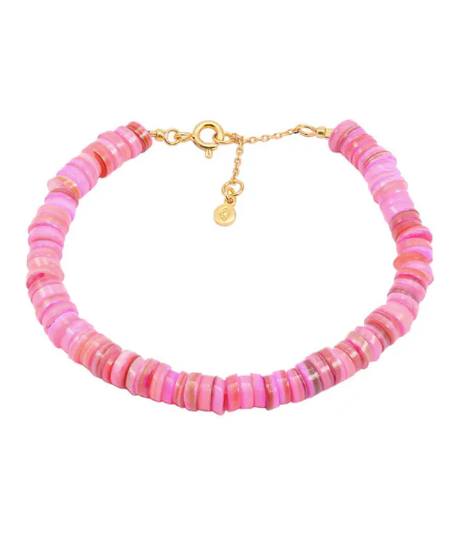 Pink flamingo bracelet