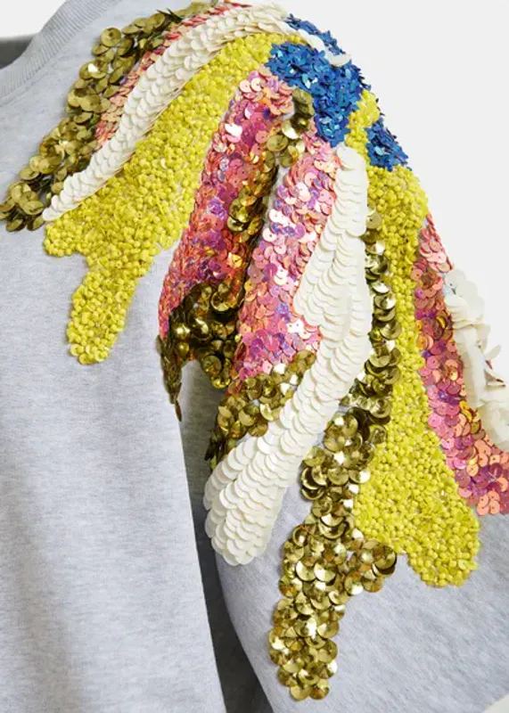 Jadda Embroidered Sweatshirt Essentiel Antwerp