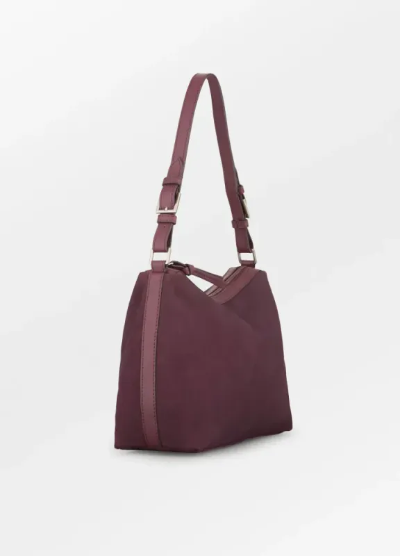 Suede Ginni Medi Bag Fig Red Beck Söndergaard