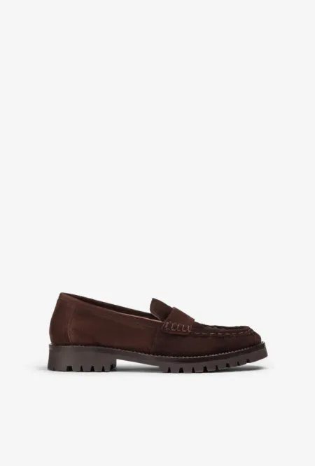 Hovedbilde Fijo Loafer Walnut Suede Brown Unisa