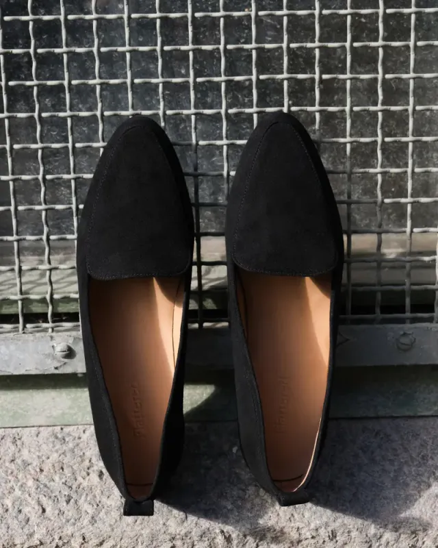 Cajsa Suede Loafer Fra Flattered