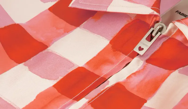 Jay Jacket Tangerine Tango/Cosy White Fabienne Chapot