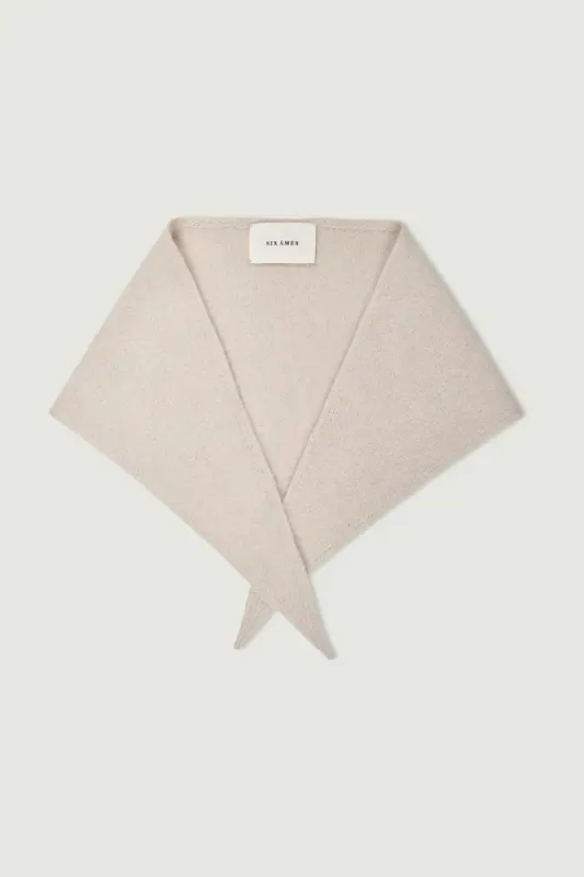 Paula Scarf Oatmeal Beige Six Ámes