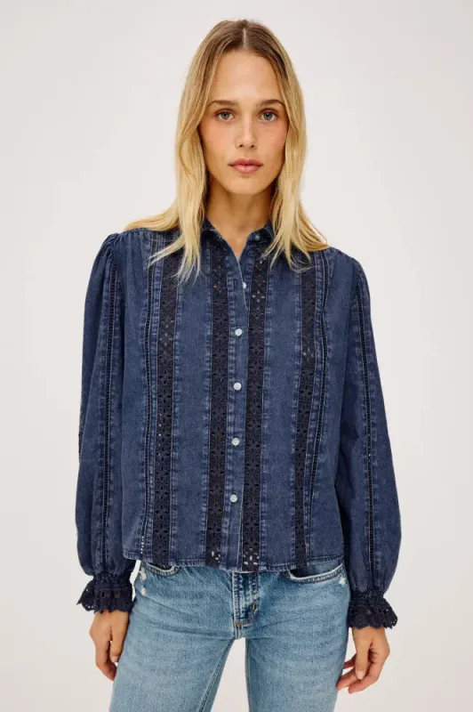 Rowen Blouse Classic Blue Rails